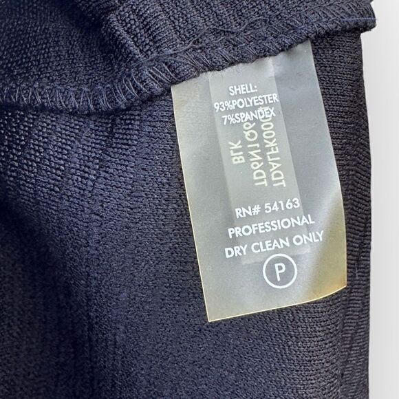 NWT Tommy Hilfiger Black sleeveless skater/swing dress womens size 12 - Picture 7 of 8